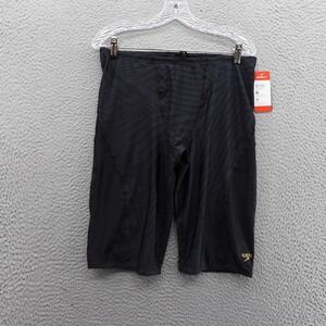 Speedo Eco Pro‎ LT Mens Swim Shorts Size 38 Black Drawstring UPF 50+ NWT